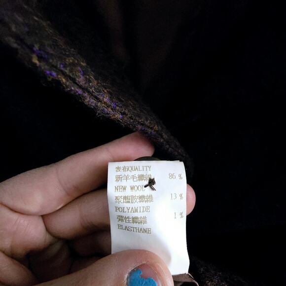 Shiatzy Chen Wool Blend Brown Jacket Size F 36 (US size 6)– Minimalist, Designer - Picture 8 of 14